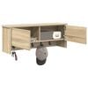 vidaXL Vegghengt kleshenger Sonoma eik 80 x 20 x 30 cm Konstruert tre