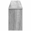 vidaXL Vegghengt kleshenger Gr&aring; sonoma 100 x 16 x 26 cm Konstruert tre