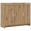 vidaXL Serviesskap Artisan eik 98,5 x 33 x 80 cm Konstruert tre