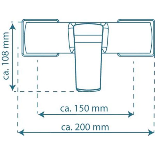SCH&Uuml;TTE Dusjkran STILO krom
