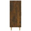 vidaXL Skjenk røkt eik 70x34x90 cm konstruert tre