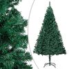 vidaXL Forh&aring;ndsbelyst kunstig juletre med kulesett gr&oslash;nn 180 cm PVC