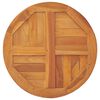 vidaXL Bordplate heltre teak 2,5 cm 60 cm