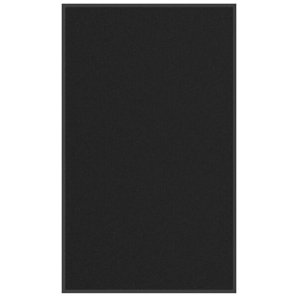 vidaXL D&oslash;rmatte Svart 90x150 cm