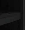 vidaXL Utekj&oslash;kkenskap svart 106x55x64 cm heltre furu