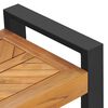 vidaXL Benk 120 cm heltre teak