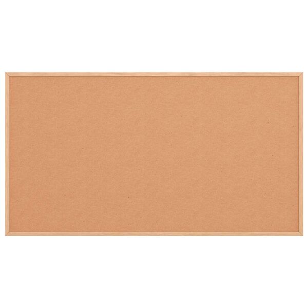 vidaXL Korktavle med ramme i heltre furu 100x55 cm