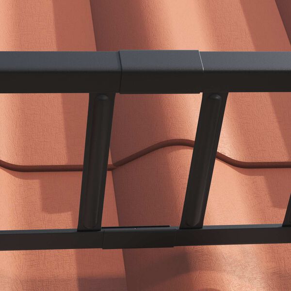 vidaXL Tak sn&oslash;fanger 1200 x 2,5 x 20 cm St&aring;l