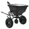 vidaXL Bakre saltspreder PVC og st&aring;l 125x74x79 cm 45 L