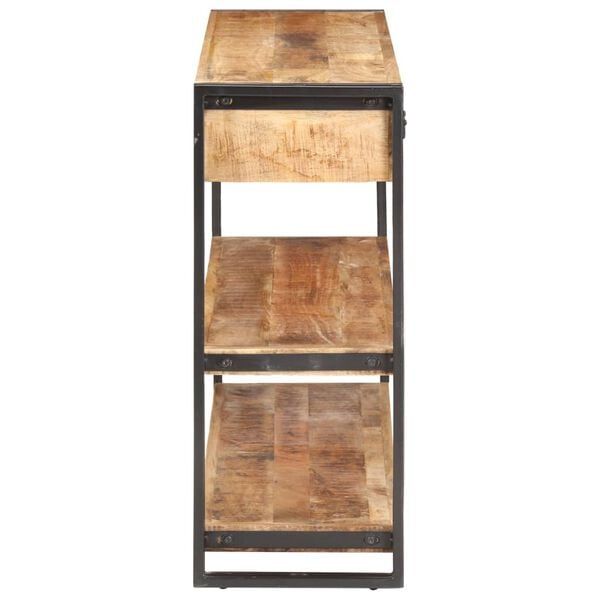 vidaXL Skjenk 120x30x75 cm grov heltre mango