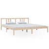 vidaXL Sengeramme heltre 180x200 cm Super King