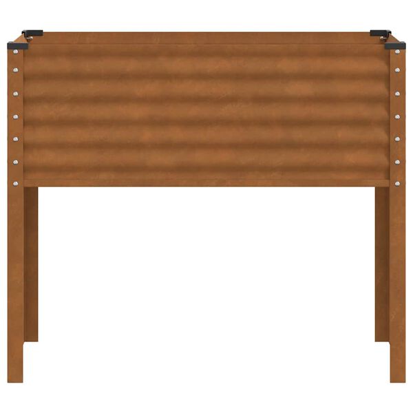 vidaXL Hagepotte 100x45x90 cm v&aelig;rbestandig st&aring;l