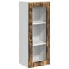 vidaXL Vegghylle LUCCA R&oslash;kt Eik 40 x 31 x 100 cm Konstruert tre