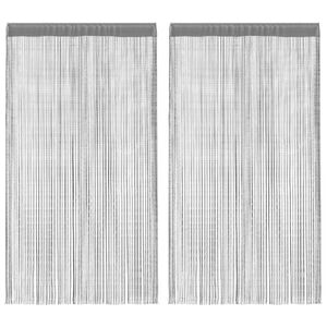 vidaXL Snorgardiner 2 stk antrasitt 140x250 cm