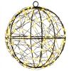vidaXL Julefiniallys 200 LED-lys Varmhvit Diameter 20 x 22 cm