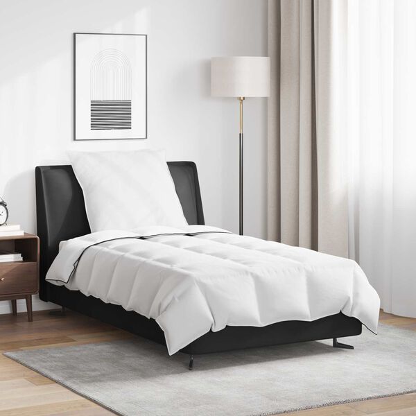 vidaXL Vinter Dynen med pute 2 pcs Hvit Dun Fj&aelig;r