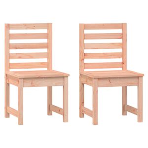 vidaXL Hagestoler 2 stk 40,5x48x91,5 cm heltre douglasgran