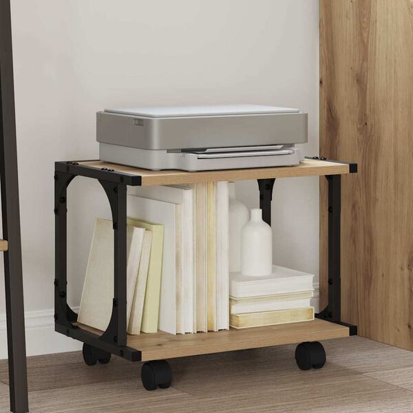 vidaXL Skiverstativ Artisan Eik 41 x 28 x 33.5 cm Konstruert tre