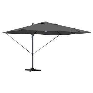 vidaXL Kipp Roma Parasol Anthracite og svart 352 x 251 x 265 cm