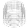 vidaXL Gabion høybed galvanisert jern 200x100x50 cm