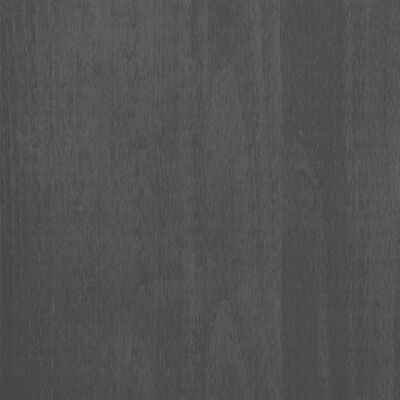 vidaXL Garderobe HAMAR 1 mørkegrå 89x50x180 cm heltre furu
