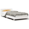 vidaXL Sengeramme uten madrass hvit 90x190 cm heltre furu