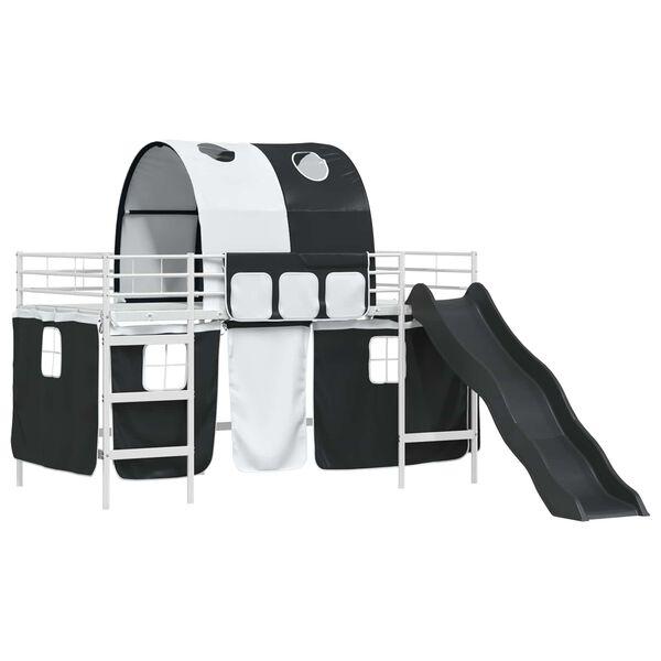 vidaXL Hvit og svart 80 x 201 cm