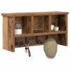 vidaXL Vegghengt kleshenger Gammelt tre 50 x 16 x 26 cm Konstruert tre