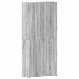 vidaXL Sko Skap 80 x 35,5 x 180 cm Konstruert tre Gr&aring;