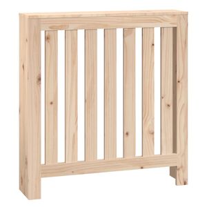 vidaXL Radiatordeksel 79,5x19x84 cm heltre furu