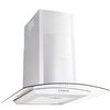 vidaXL Veggmontert kj&oslash;kkenvifte 60 cm rustfritt st&aring;l 756 m&sup3;/t LED