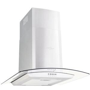 vidaXL Veggmontert kj&oslash;kkenvifte 60 cm rustfritt st&aring;l 756 m&sup3;/t LED