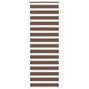 vidaXL Sebragardin brun 75x200 cm stoff bredde 70,9 cm polyester
