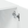 vidaXL Oppbevaringsskap hvit 80x42,5x225 cm konstruert tre