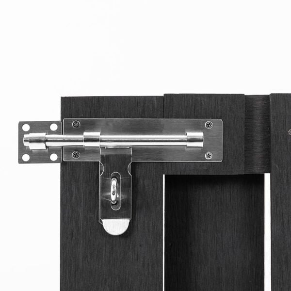 vidaXL Hageport WPC 100x80 cm gr&aring;