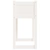 vidaXL Plantekasse hvit 78x40x81 cm heltre furu