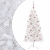 vidaXL Kunstig sammensatt juletre 150 cm 150 LED-lys Varmhvit