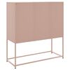 vidaXL Highboard rosa 100,5x39x107 cm st&aring;l