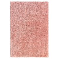vidaXL Flossteppe med høy luv rosa 160x230 cm 50 mm