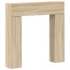 vidaXL Peisramme Sonoma eik 102 x 18 x 100,5 cm Konstruert tre