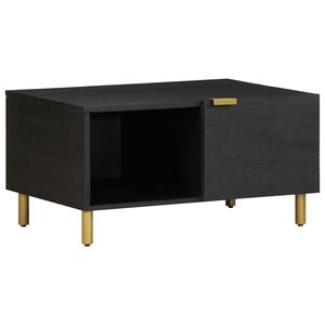vidaXL Salongbord svart 80x50x40 cm konstruert tre