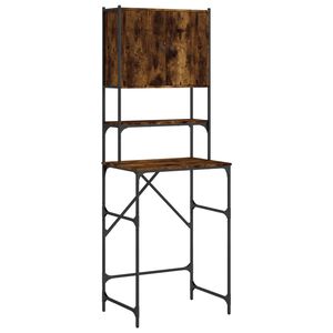 vidaXL Vaskemaskinskap r&oslash;kt eik 68x48,5x194 cm
