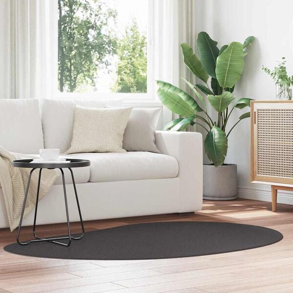 vidaXL Teppe Antrasitt 120 x 170 cm Polyester