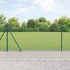 vidaXL Gjerdep&aring;le gr&oslash;nn 50 x 0,8 m (16 x 16 mm mesh) St&aring;l og PVC