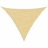 vidaXL Solseil sand 2,5x2,5x3,5 m 100% polyester oxford
