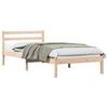 vidaXL Sengestamme Brun 215,5 x 85,5 x 69,5 cm Massiv furu