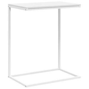 vidaXL Sidebord hvit 55x35x66 cm konstruert tre
