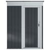 vidaXL Hageskur Antrasitt 137 x 81 x 180 cm Metall
