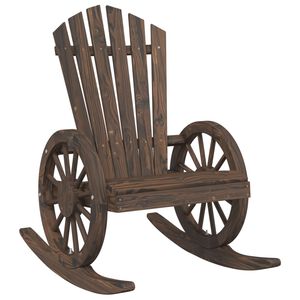 vidaXL Adirondack gyngestol heltre gran