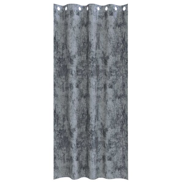 vidaXL Fl&oslash;yel Gardiner med gardiner 2 pcs S&oslash;lvgr&aring; 260 x 140 cm Fl&oslash;yel